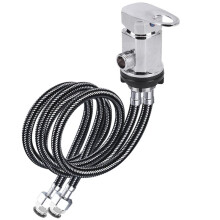 Robinet Mitigeur de Douche pour VR en Alliage de Zinc avec Sortie de Tuyau à Emboîter de 80 cm G1/2 pour Accessoires de VR