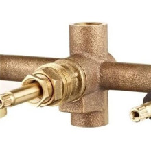 Multi Handle Bathtub and Shower Coarse Inlet Valve, 3-Hole, 1/2 "Pipe Inlet Valve