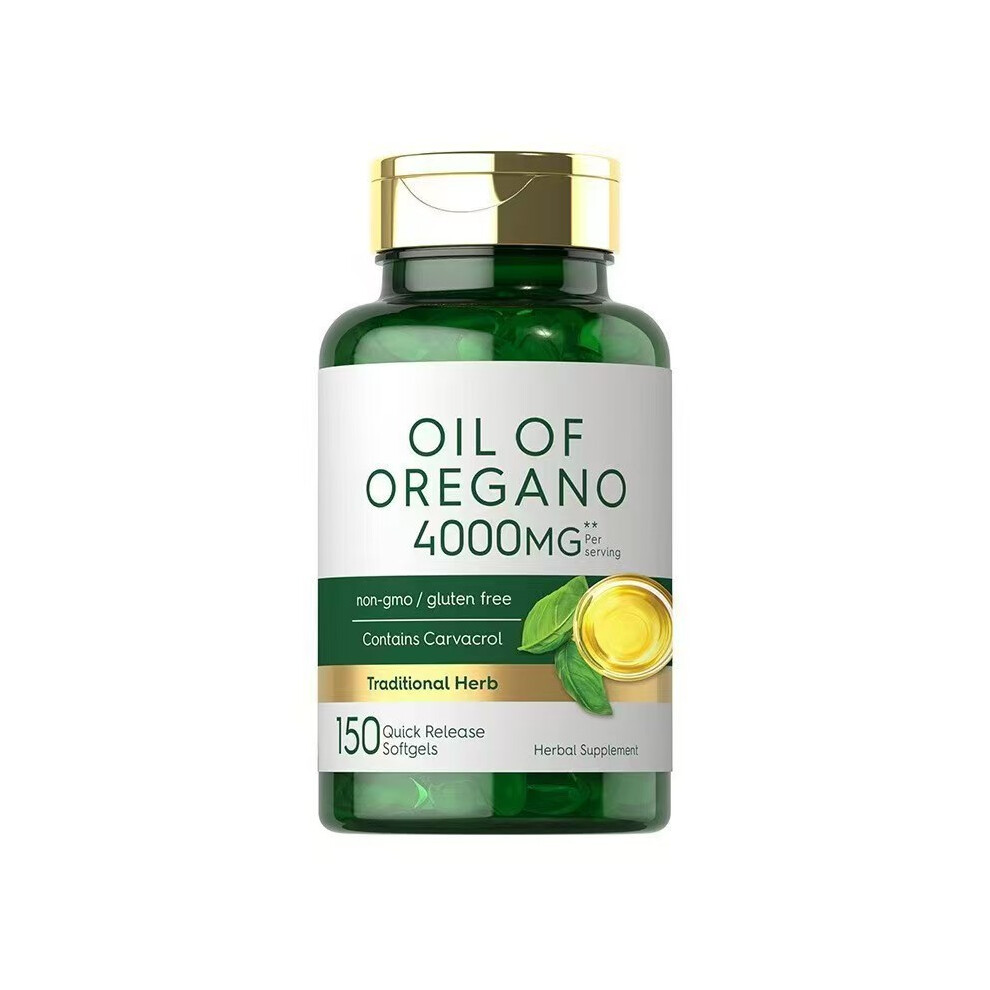 (3PCS) Oil of Oregano 4000mg Softgels with Carvacrol ï¼150ct ï¼ Free Quick Release Herbal Supplement