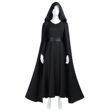(XXL) Women Rey Dark Side Inspired Dress Set Star Wars Style Fantasy Costume Outfit