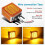 2PCs 60LED Double Face Single Stud Mount Side  Light for Heavy-Duty Trucks 3