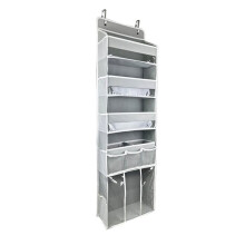 Over the Door Organizer for Nursery, 5-Tier Baby Clothes Organizer with Removable Storage Caddy, Hanging Behind Door