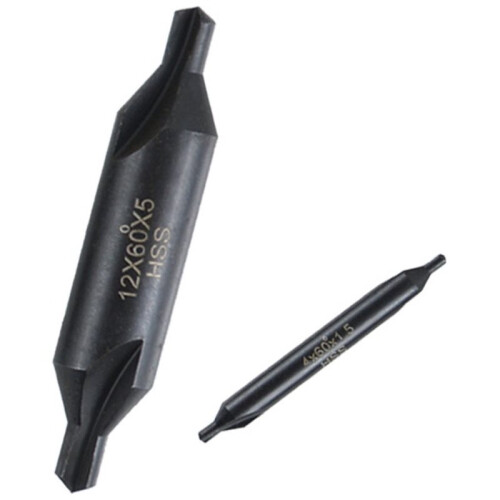 6pc Center Drill Chamfer Drill Without Protective Cone Composite High-Speed Steel Fixed Point Drill 2