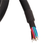 9pin Male to Open Plug Diagnostic Cable for Vehicle Precise Manufacture High Stability Compatible for  J1939