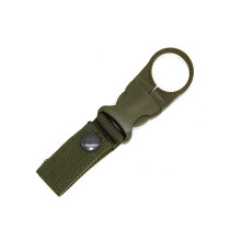 Bottiglia D'Acqua Portaborraccia Portatile Fibbia Portabottiglie Appesa Gancio, Clip per Bottiglia D'Acqua Minerale, Verde