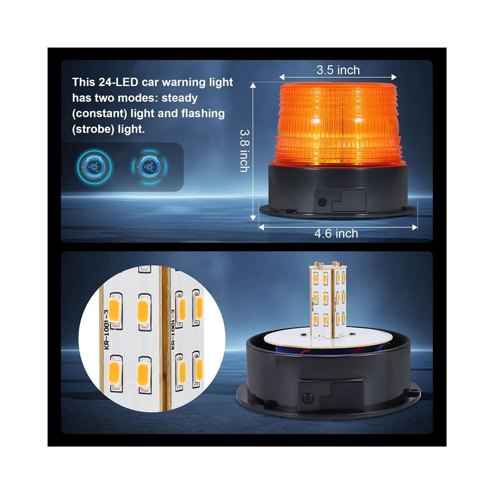 Magnetic Wireless Beacon Rechargeable Emergency Flashing Warning Battery Operated Strobe S For Truck Vehicle Light 4712027017539