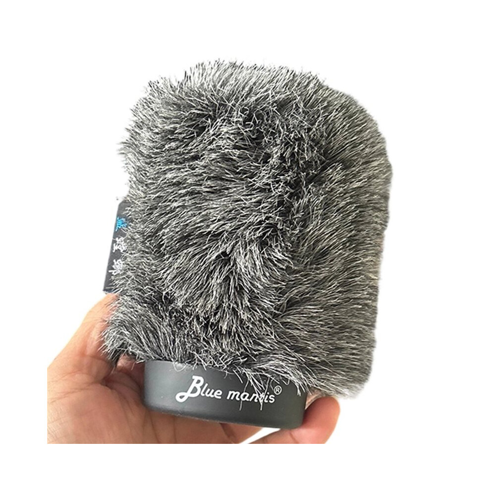Slip- Windshield Microphone Fur Cover Fliter Interview Mic Outdoor Shortgun For Mic Furry Windscreen 14Cm 6034004540044
