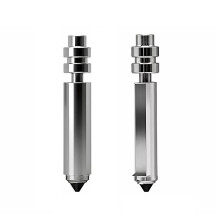 2pcs 0.4mm Bimetallic Integrated Hardened Steel Nozzle for Kobra X Hotend Nozzle with 1 Nozzle Wiper