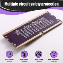 Notebook-Motherboard-Speicher-DDR4-Testkarte für Vorwärts- und Rückwärtsbetrieb, Dual-Use-Tester, Speichersteckplatz-Testkarte