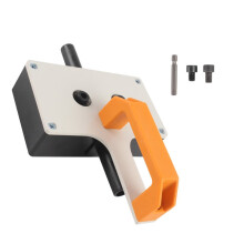 Tire-Fil Portatif Multifonctionnel de 8 mm pour Câblage dans les Espaces Étroits, les Murs et les Souterrains (Orange)