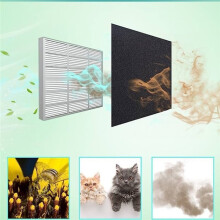 1 Rouleau de Filtre de Rechange pour Climatiseur, Filtre à Charbon Actif, Éponge, Accessoires de Filtration