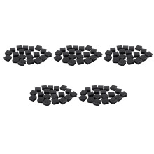 100 StüCk Kunststoff Vierkant-Blindstopfen Endkappen RohreinsäTze 25Mm X 25Mm