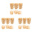 600 Pezzi Tulip Cupcake Liner Pirottini Carta Cupcake E Muffin Pirottini per Matrimoni E Compleanni 1