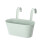 Blue Iron Rail Hanging Flower Pots 2 Pack 4