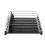 Black Multipurpose Drink Organiser 6 Row 2
