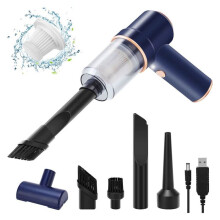 Handstaubsauger 8000Pa, Tragbarer Kabelloser Handstaubsauger 120W Wiederaufladbar für Auto, Zuhause, BüRo, Haustier