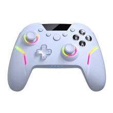Manette de Jeu Enhanced Controller X20 RGB avec Gyroscope, -Gâchettes, Joystick Programmable, Sans Fil et Filaire