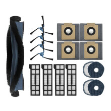 Für X10 Pro Omni Roboter-Staubsauger, Haupt-/Seitenbürste, Wischtuch, Hepa-Filter, Staubbeutel, Zubehörteile