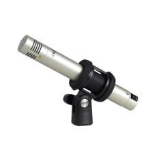 C02 Bleistift-Kondensatormikrofon mit Kleiner Membran, Aufhängung und Klemme, Klavieraufnahmemikrofon, Instrumentenaufnahme, Bleistiftform