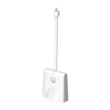 Veilleuse de Toilettes Rechargeable avec Détecteur de Présence, Lampe à Projection Colorée, Décoration pour Salle de Bain