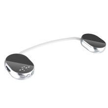 Haut-Parleur D'Oreiller pour Dormir, avec Son Stéréo à Conduction Osseuse, Design Plat, Utilisation Sous L'Oreiller, Bruit Blanc et