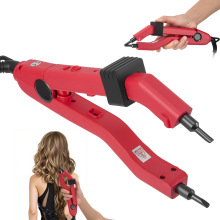 Hair Extensions Iron,Electrothermal Hair Extension Tools,210°F-390°F Temperature Adjust Fusion Heat Iron Connector (Red)