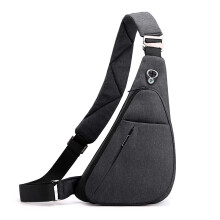 Brusttasche für linke Schulter Black