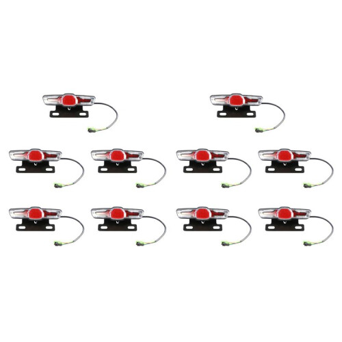 10X Elcykel 5 Led Bakljus Elcykel E-Cykelljus