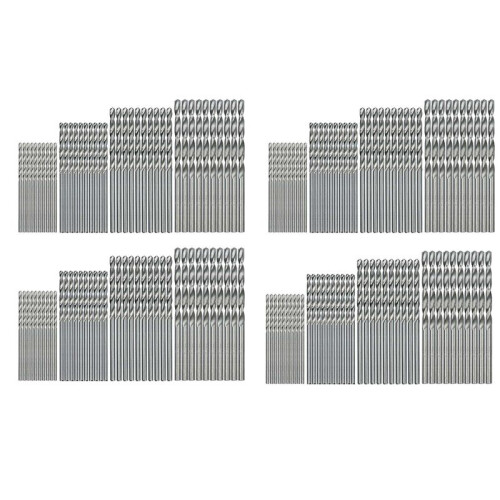 160 Pcs  Drill HSS Bit 0.5mm-2.0mm Straight Shank PCB Twist Drill Bits Set