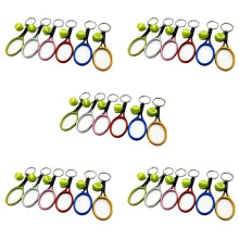 30Pcs Tennis Racket Keychain Pendant Bag Accessories for Bag Sport Advertisement Fans Souvenirs Key Ring