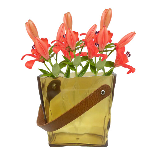 Retro Bag Vase for Fresh or Dried Flowers 1