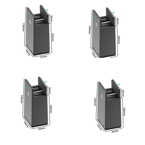 Verstellbare Möbelbeinpolster, 4er-Pack  M