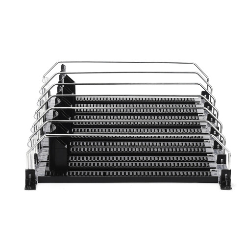 Black Soda Can Organiser 6 Row Spring 2
