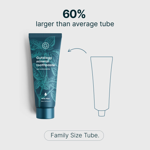Gutology Mineral Hydroxyapatite Toothpaste 120ml Microbiome Friendly Fluoride Fr 1