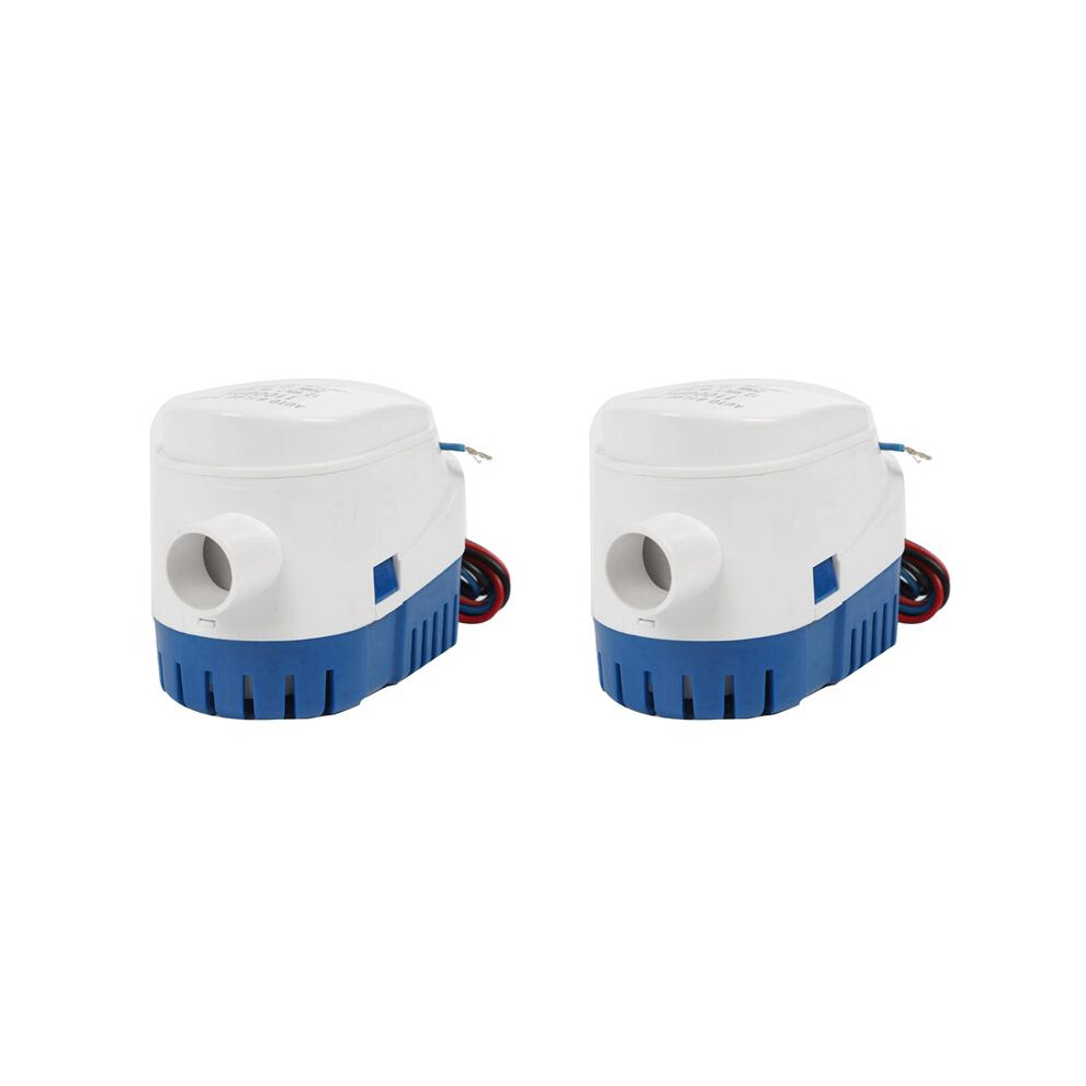 2X 12V Bilge Pump 1100Gph Automatic Boat Marine Water Pump Submersible Yacht Boat Motor Seaplane Houseboat Pump 6032759621148