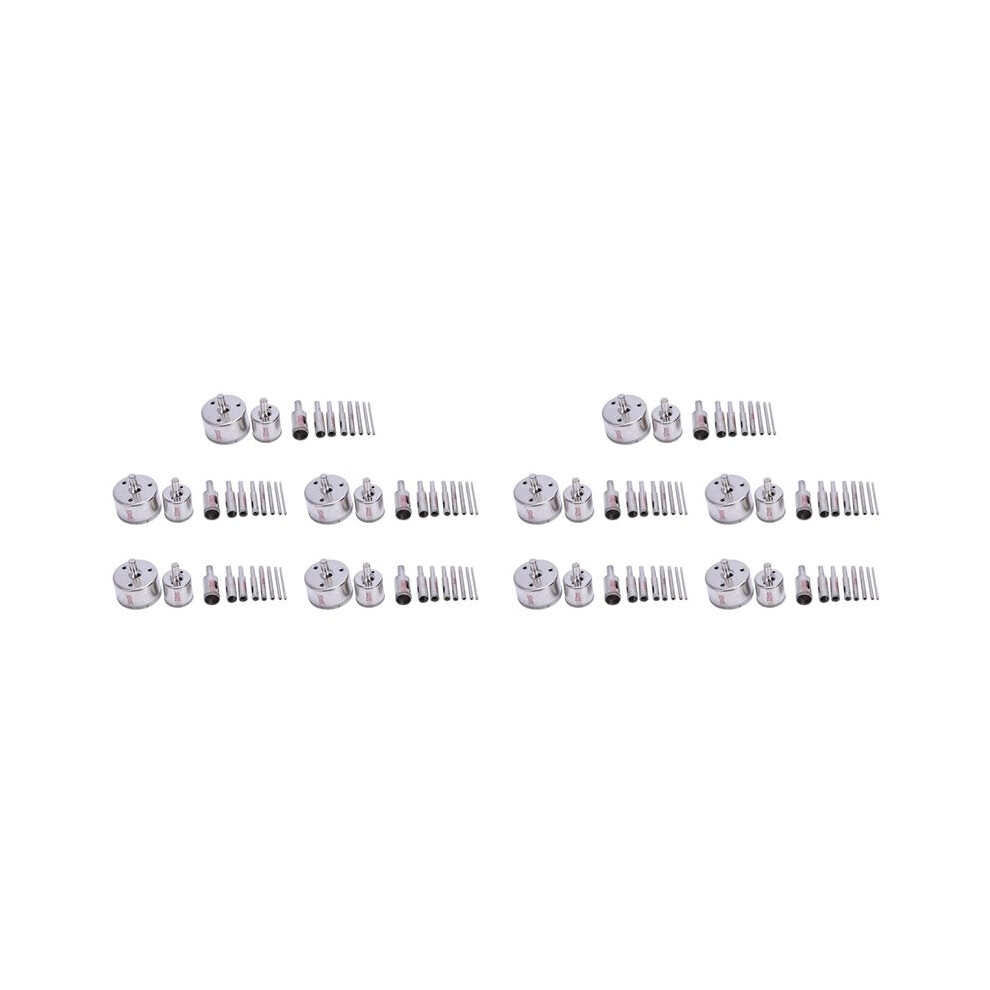 100Pcs Diamond Hole Saw 3-50Mm Drill Bit Saw Set Tile Ceramic Marble Glass Cutter 4711414560603