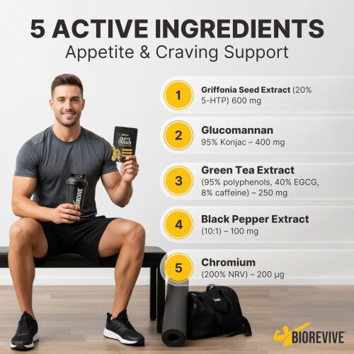 BioRevive Crave Crusher – Appetite Suppressant with 5-HTP, 2