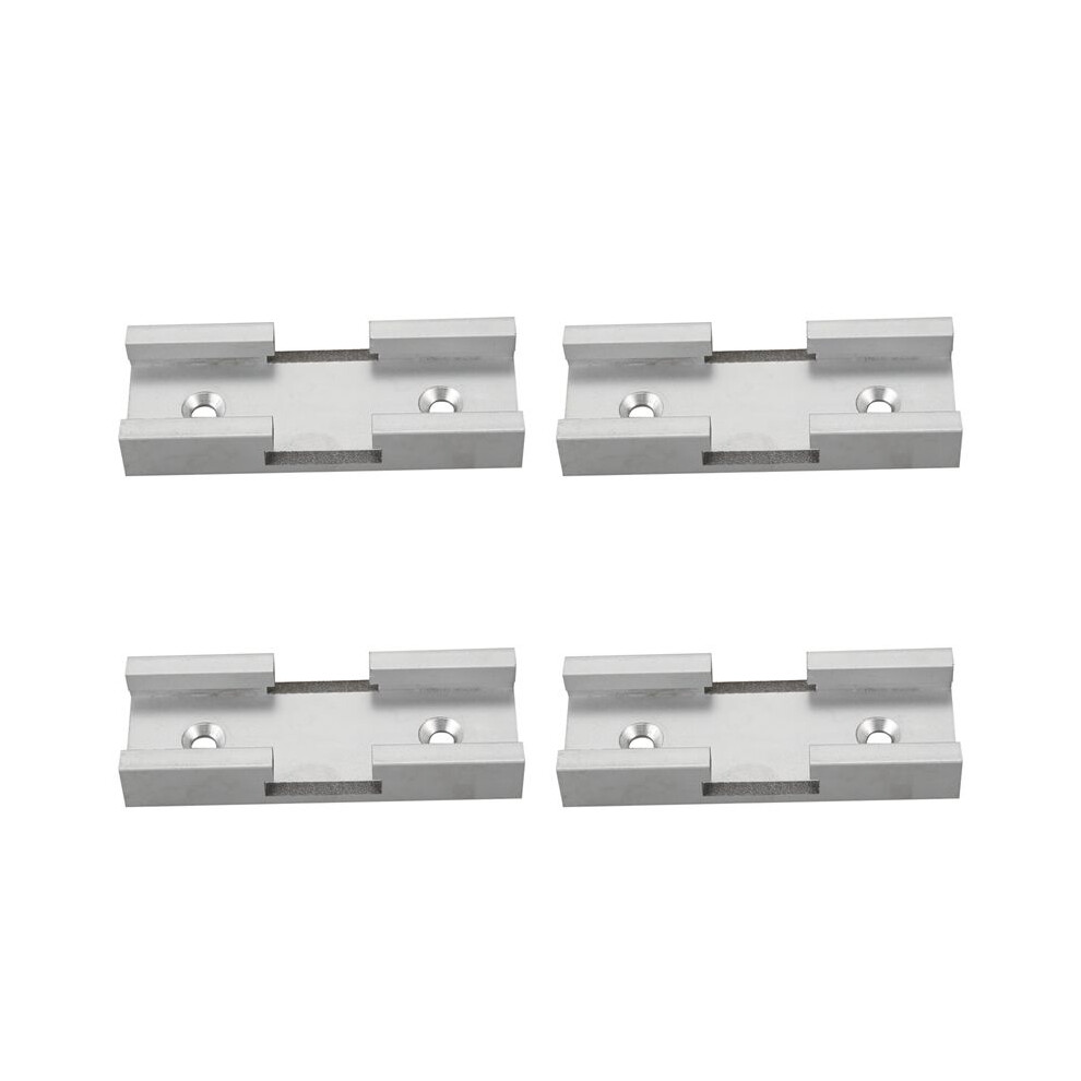 4X 80Mm T-Track Connector T-Slot Miter Track Jig Fixture Slot Connector For Router Table 4711121410307