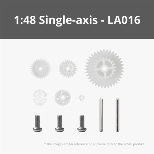 For  CyberBrick 1:48 Single-Axis Plastic Reduction Gear Kit for 3D Printed Models Plastic Reduction Gear Kit 2