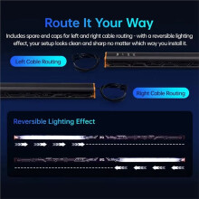 BIQU Barra de Luz LED Inteligente PopStatus para Impresora para Snapmaker U1: Estado de Impresión en Tiempo Real, Sincronización de Ritmo RGB,