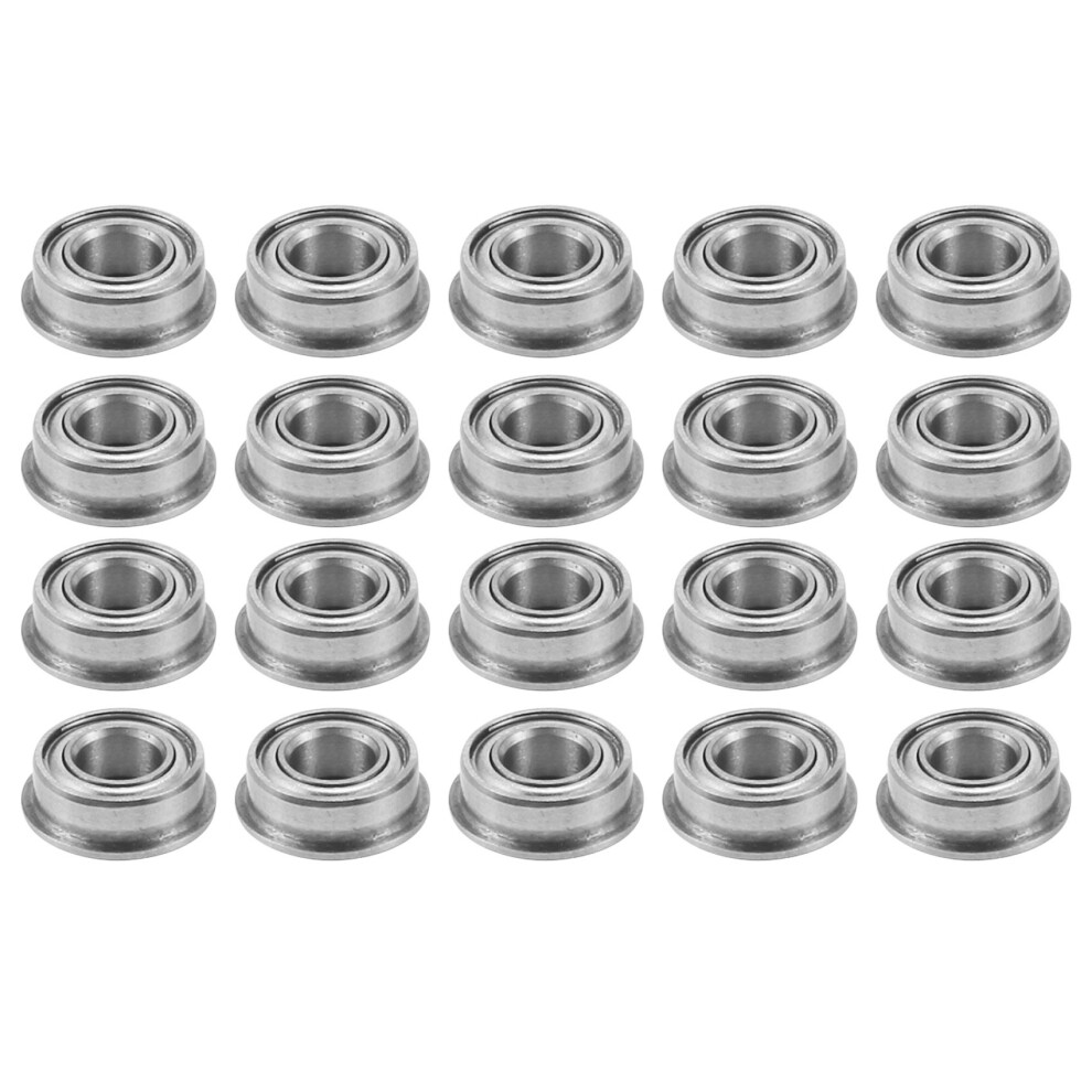 20Pcs Mf84zz Lf840zz Shielded Flanged 4 X 8 X 3Mm Model Flange Bearing 6033339482913