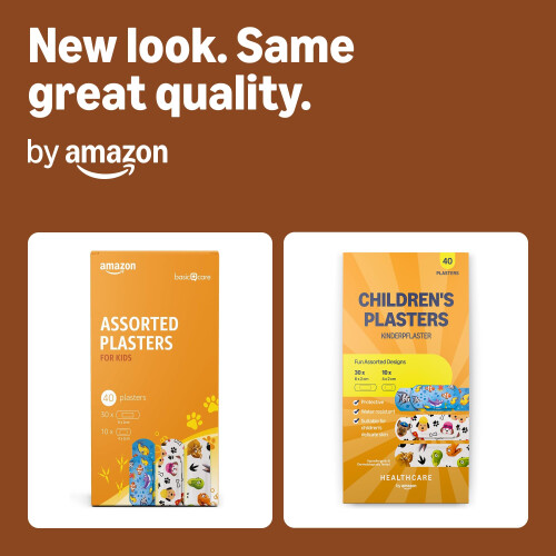 Healthcare by Amazon Children's Plasters 40 Plasters (Previously a 1