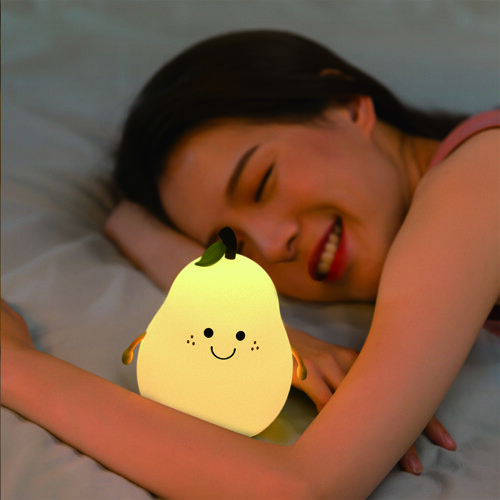Cute Pear Lamp 7 Colours Touch Control