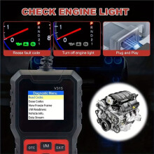 Car Diagnostic Scanner V315 - Quick Fault Code Reader for 99% Vehicles, OBD2/Eobd Compatible