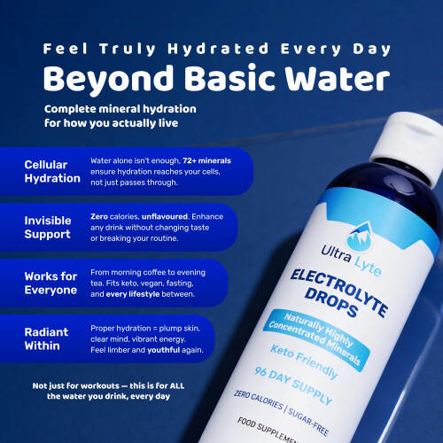 Ultra Lyte Keto Electrolytes Trace Mineral Drops – Highly 1