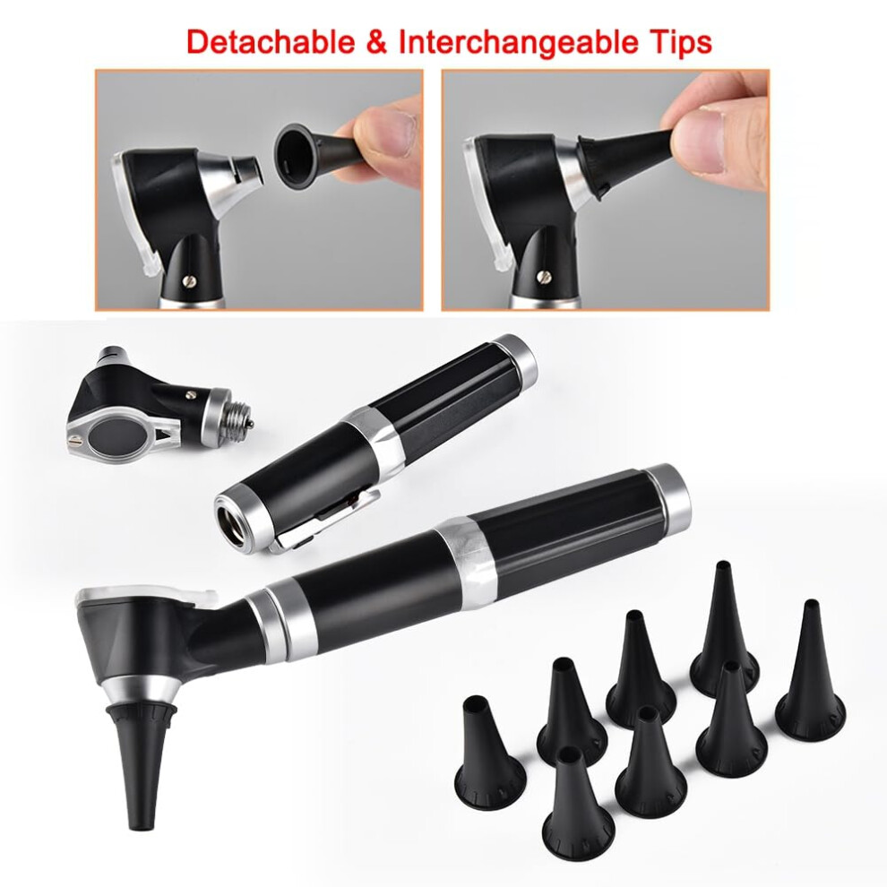 Jiusion Original 100 Pack 4Mm Otoscope Speculum Tips For 3X Otoscope Or Same Style Otoscope, Disposabe Speculum Otoscope Caps Accessory 100Pc