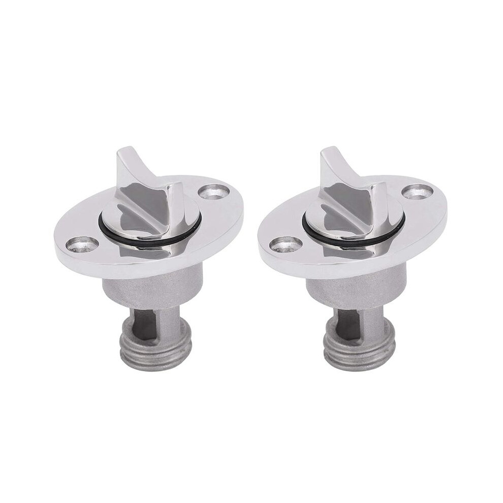 2X Boat Drain Plug Replacement Stainless Steel Marine Yacht Stop Water Bung Water Stoppe 6033566175763