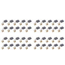 40 Pcs 17137mm Power Tool Motor Carbon Brush 999038 for Black+Gold+Silver
