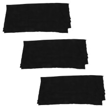 3X Speaker Grill Cloth Stereo Gille Fabric Speaker Radio Mesh Cloth 1.7Mx0.5M Black