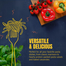 Barilla Spaghetti Protein Plus – High-Protein Italian Pasta Made with Durum Wheat & Pea Protein – 20g Protein per 100g – Source of Fibre – Cla
